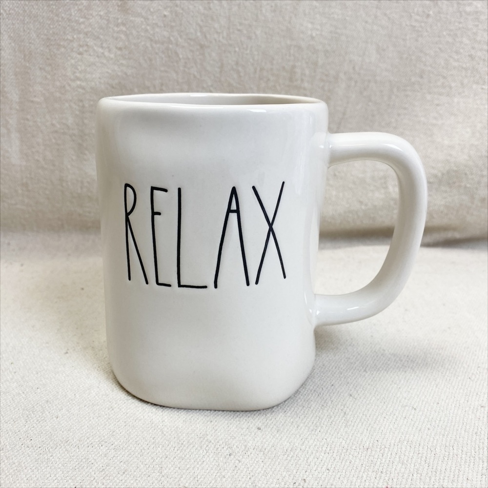 RAE DUNN RELAX COFFE MUG